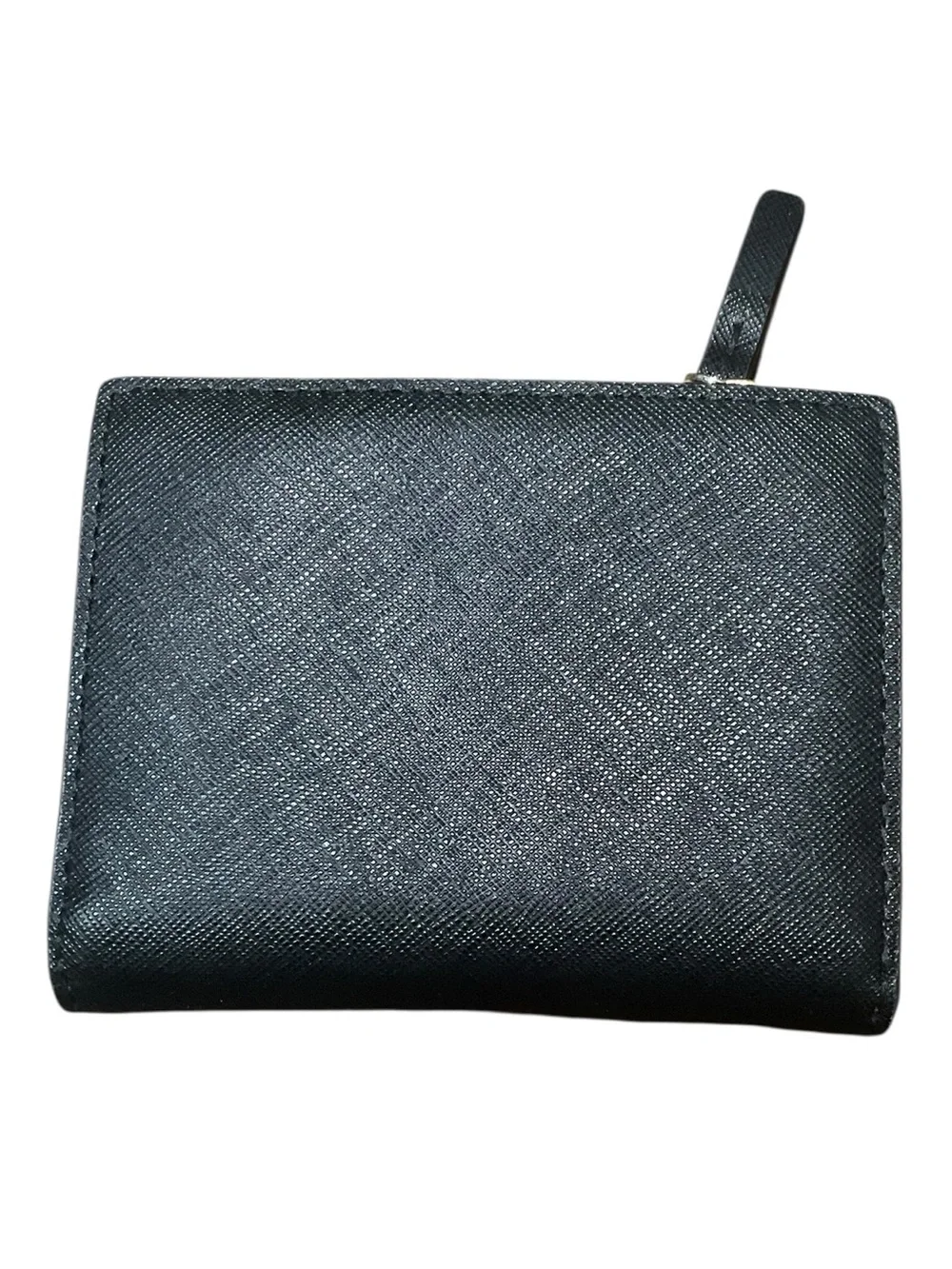 kate spade Laurel Way Small Shawn Wallet in Black Saffiano Textured Leather